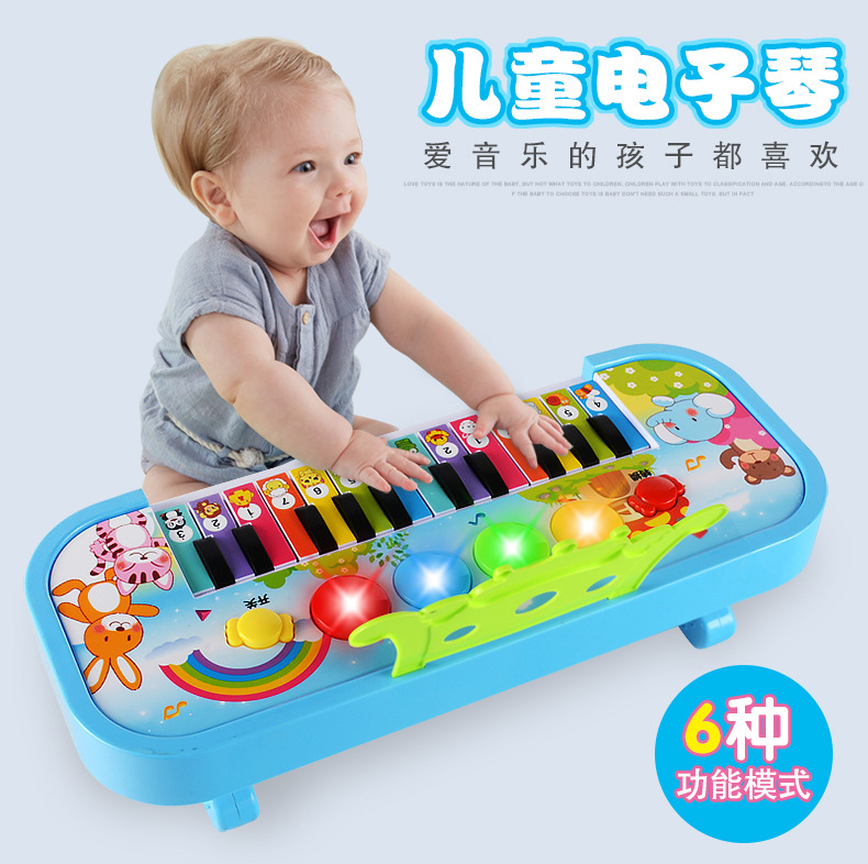 Infant Early Education Educational Piano Music Toy Children Multi-Function 24 Key Candy Electronic Keyboard Maternal and Child Supplies Infant Early Education Educational Piano Music Toy Children Multi-Function 24 Key Candy Electronic Keyboard Maternal and Child Supplies