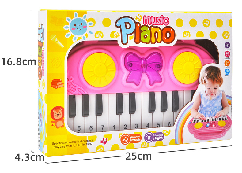Children's Electronic Keyboard Girls Piano Beginners Can Play Baby Electric 3-6 Years Old Music Toys Supermarket Gifts