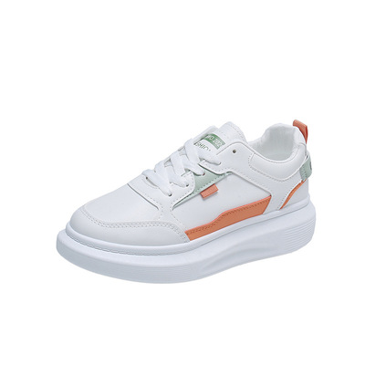 Platform White Shoes Women&#039;s Fashionable 2021 Spring New Korean Casual Sports Female Student Treadmill Board Shoes Zy8823