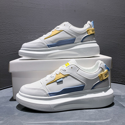 Platform White Shoes Women&#039;s Fashionable 2021 Spring New Korean Casual Sports Female Student Treadmill Board Shoes Zy8823