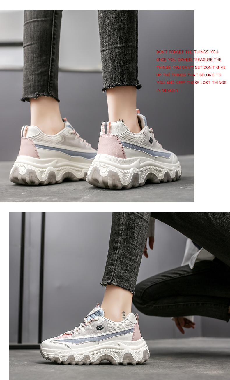Platform White Shoes Women's Fashionable 2021 Spring New Korean Casual Sports Female Student Treadmill Board Shoes Zy8823 Platform White Shoes Women's Fashionable 2021 Spring New Korean Casual Sports Female Student Treadmill Board Shoes Zy8823