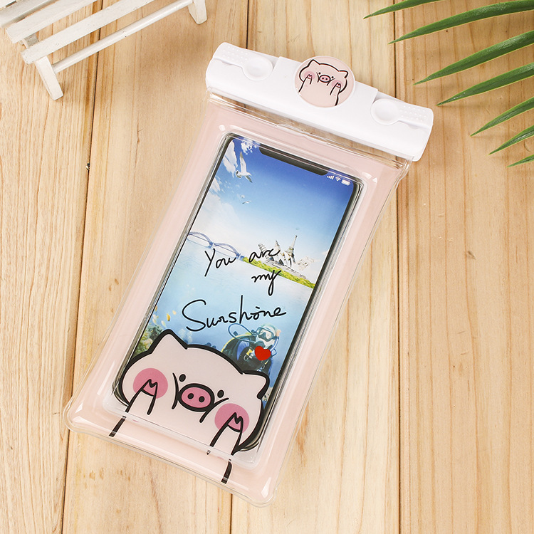 Factory Direct Sales New Inflatable Cartoon Mobile Phone Waterproof Bag Universal Swimming Diving Sealed Transparent Waterproof Protective Cover Factory Direct Sales New Inflatable Cartoon Mobile Phone Waterproof Bag Universal Swimming Diving Sealed Transparent Waterproof Protective Cover