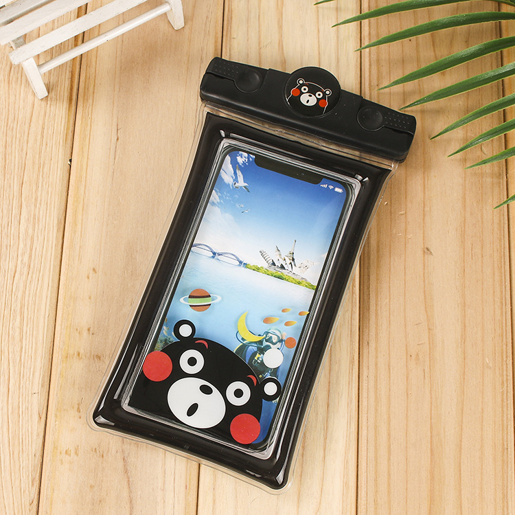Factory Direct Sales New Inflatable Cartoon Mobile Phone Waterproof Bag Universal Swimming Diving Sealed Transparent Waterproof Protective Cover Factory Direct Sales New Inflatable Cartoon Mobile Phone Waterproof Bag Universal Swimming Diving Sealed Transparent Waterproof Protective Cover
