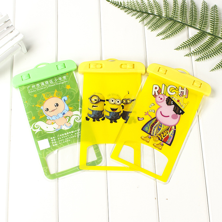 Factory Direct Sales New Inflatable Cartoon Mobile Phone Waterproof Bag Universal Swimming Diving Sealed Transparent Waterproof Protective Cover Factory Direct Sales New Inflatable Cartoon Mobile Phone Waterproof Bag Universal Swimming Diving Sealed Transparent Waterproof Protective Cover