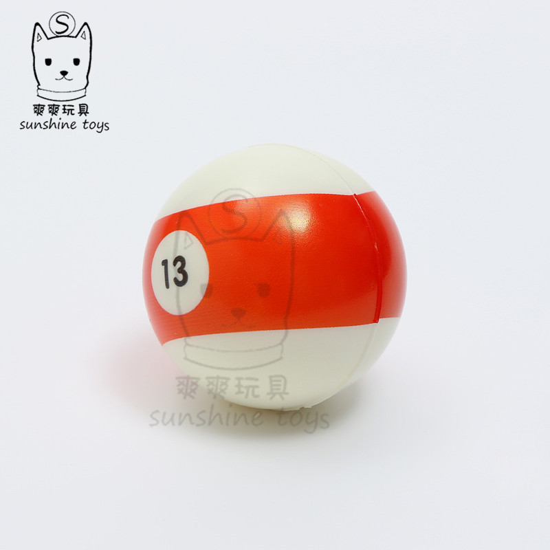 Cross-Border Supply 6.3cm Children Education Table Tennis Foam Sponge Pu Toy Mini Children Billiards Wholesale Customization