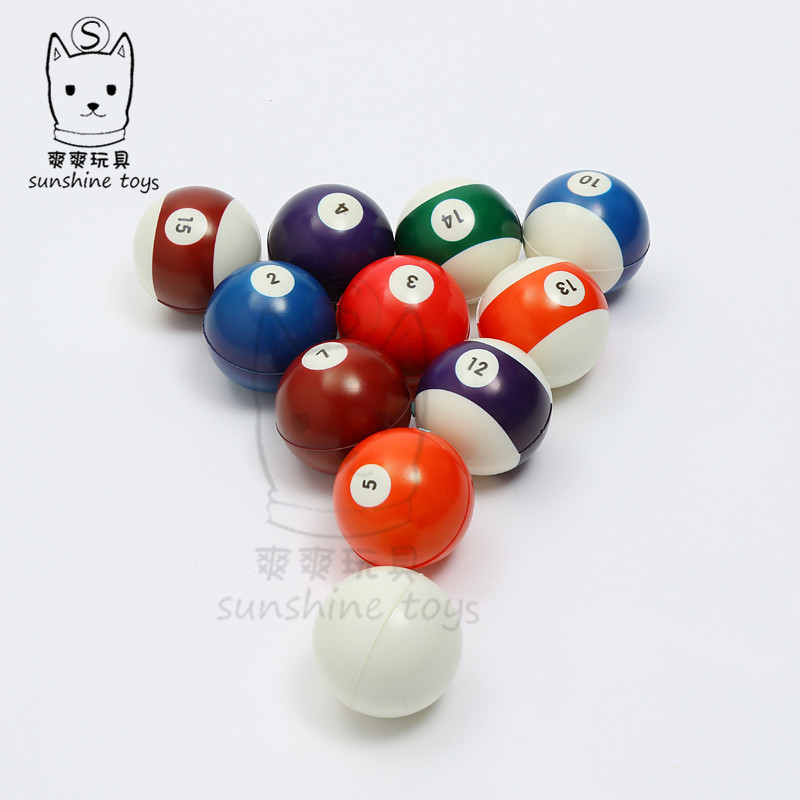 Cross-Border Supply 6.3cm Children Education Table Tennis Foam Sponge Pu Toy Mini Children Billiards Wholesale Customization Cross-Border Supply 6.3cm Children Education Table Tennis Foam Sponge Pu Toy Mini Children Billiards Wholesale Customization