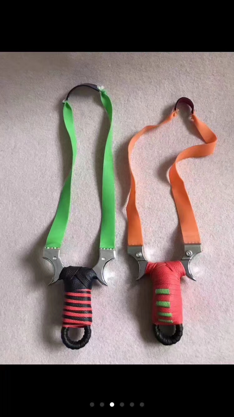 Outdoor Sports Aiming Point Lock Phoenix 6 Th Generation Flat Leather Slingshot Precision High Power Competitive Slingshot