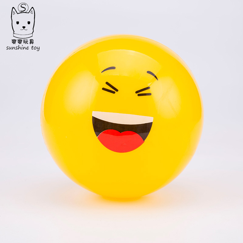 PVC ball yellow expression Children Inflatable Toy ball Kindergarten Baby Ball Bounce Ball Beach volleyball Manufacturers PVC ball yellow expression Children Inflatable Toy ball Kindergarten Baby Ball Bounce Ball Beach volleyball Manufacturers