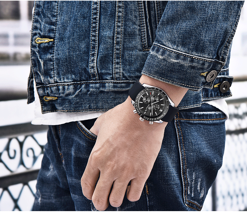 Hot Selling Watch Men's Quartz Watch MultiFunctional Waterproof Sports Fashion Men's Watch Silicone Wrist Watch 5140 Hot Selling Watch Men's Quartz Watch MultiFunctional Waterproof Sports Fashion Men's Watch Silicone Wrist Watch 5140