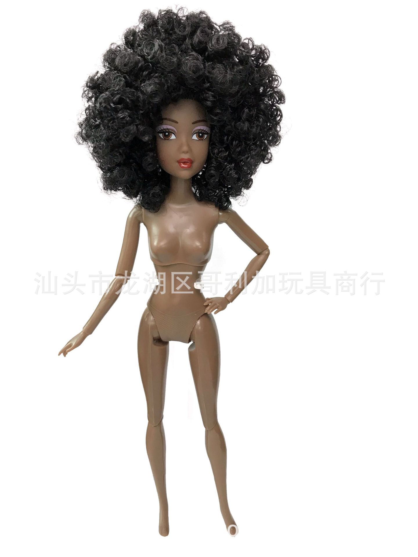 Currently Available 28! African Doll Factory Direct Sales Foreign Trade Environmental Materials Black Africa More than Jointed Doll