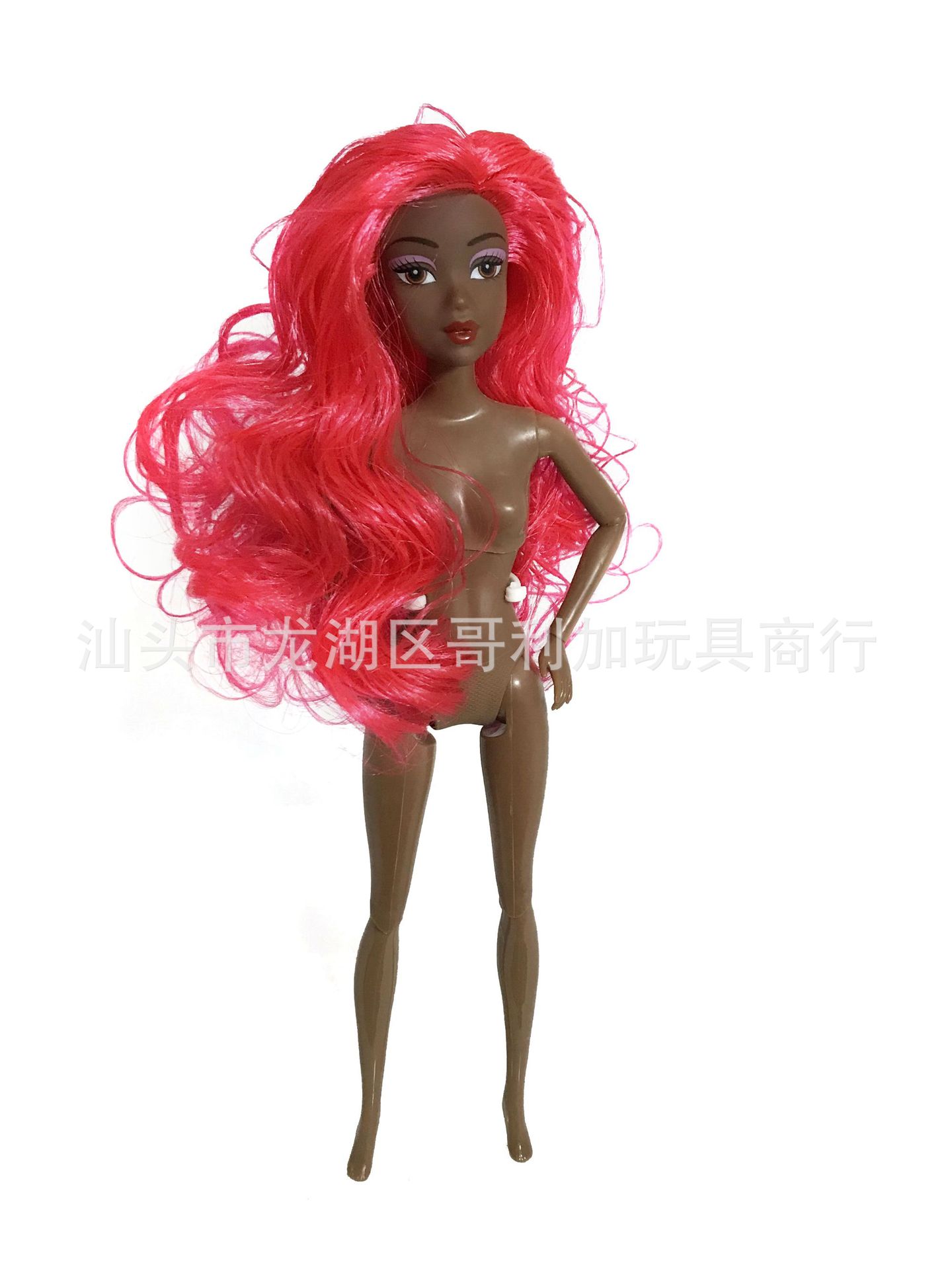 Currently Available 28! African Doll Factory Direct Sales Foreign Trade Environmental Materials Black Africa More than Jointed Doll