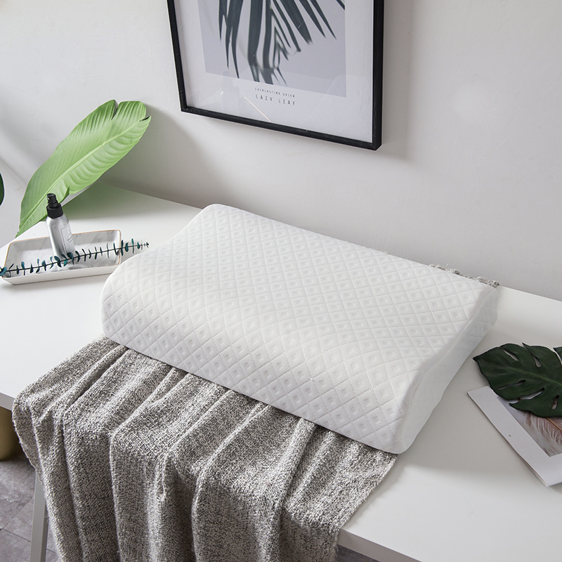 Manufacturers direct adult wave massage pillow protection cervical vertebra pillow Thailand natural latex pillow gifts wholesale
