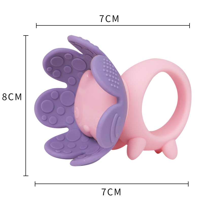Imported Silicone Teether Baby Food Feeder Anti-Dry Vomiting Removable and Washable Cross-Border Hot Grinding Machine Stick Toy New Product