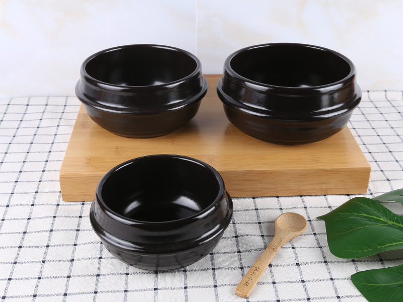 Korean Imported Food Clay Pot Bibimbap Stone Pot Korean Style Doenjang Jjigae Small Casserole Pot Soup Cross the Bridge Noodle Stone Pot