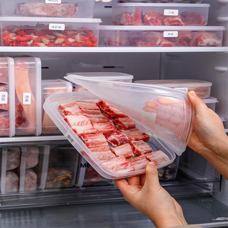 Sanada Japan Imported Refrigerator Fresh Storage Box Food Sealed Box Plastic Fruit and Vegetable Freeze Storage Storage Box