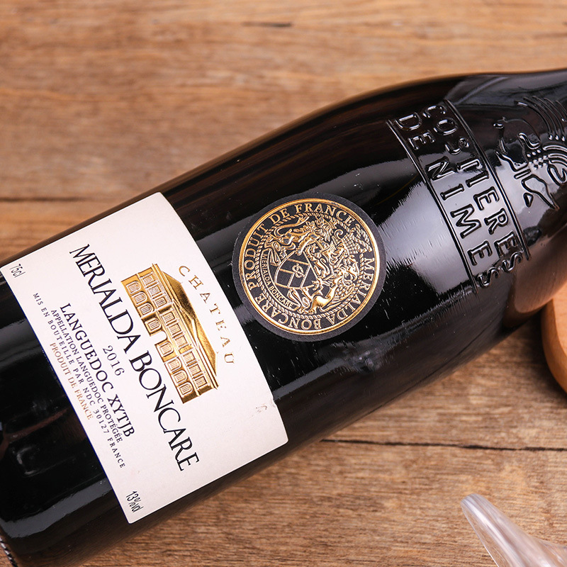 Gift Box Spring Festival Gift French Red Wine Imported Dry Red Wine Heavy Bottle Wholesale Group Purchase WeChat Merchants Merchants Send On Behalf