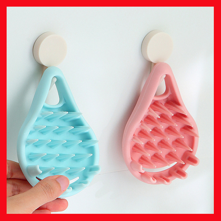 Bath Head Scratching Shampoo Brush Massage Comb Silicone End Leather Soft Tooth Long Hair Hair Comb Men's Hair-Washing Comb Bath Head Scratching Shampoo Brush Massage Comb Silicone End Leather Soft Tooth Long Hair Hair Comb Men's Hair-Washing Comb