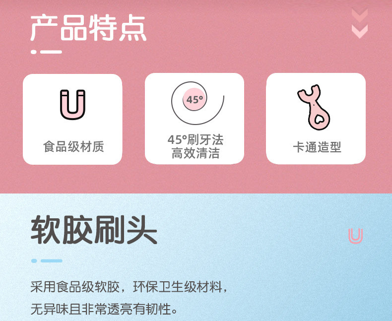 Best-Seller on Douyin Children's U-Shaped Toothbrush Toothbrush Set Portable Tooth Cleaning Internet Celebrity Toothbrush Silicone Baby Toothbrush Wholesale Best-Seller on Douyin Children's U-Shaped Toothbrush Toothbrush Set Portable Tooth Cleaning Internet Celebrity Toothbrush Silicone Baby Toothbrush Wholesale