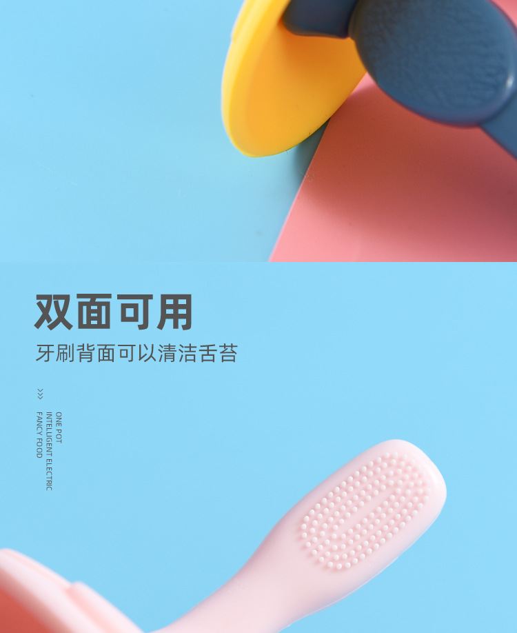 Baby Toothbrush 0-1-2-3 Years Old Silicone Tooth Protection Training Toothbrush Baby Teether Children Baby Toothbrush Head Replaceable Baby Toothbrush 0-1-2-3 Years Old Silicone Tooth Protection Training Toothbrush Baby Teether Children Baby Toothbrush Head Replaceable