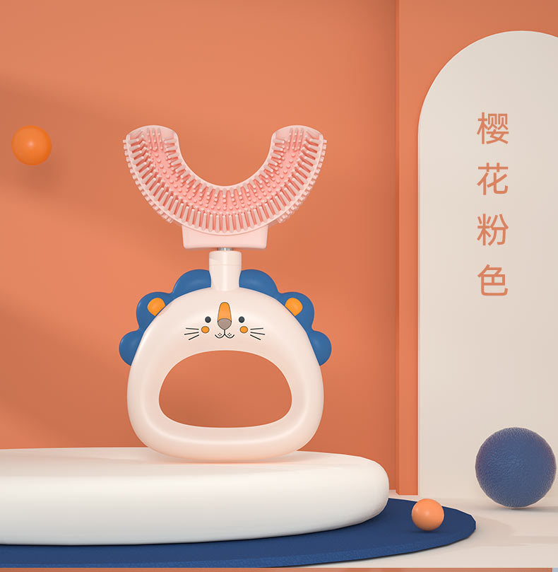 Children's U-Shaped Silicone Toothbrush Children's Tooth Protection Oral in the Mouth Manual Baby Food Bruch Head Factory Foreign Trade Wholesale Children's U-Shaped Silicone Toothbrush Children's Tooth Protection Oral in the Mouth Manual Baby Food Bruch Head Factory Foreign Trade Wholesale