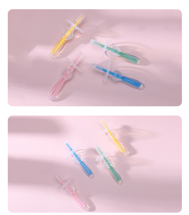 Bedille Baby silicone Baby tooth brush soft silicone Baby grinding toothbrush comfortable massage gum department tooth brush Bedille Baby silicone Baby tooth brush soft silicone Baby grinding toothbrush comfortable massage gum department tooth brush