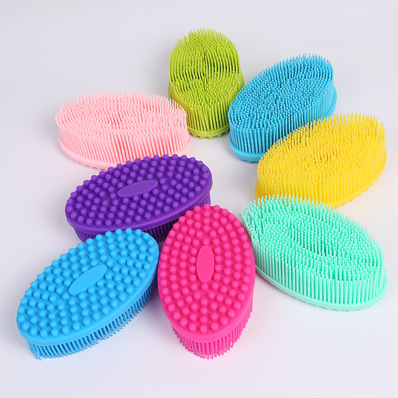 Sensory Training Equipment Children&#039;s Tactile Brush Sensory Brush Cesarean Baby Bath Massage Brush Touch Shampoo Brush
