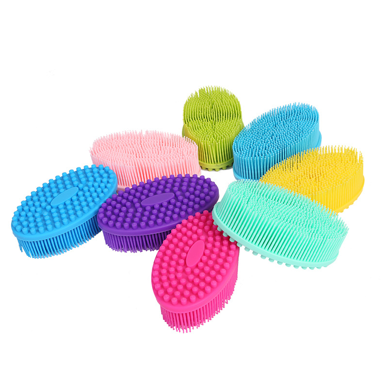 Sensory Training Equipment Children&#039;s Tactile Brush Sensory Brush Cesarean Baby Bath Massage Brush Touch Shampoo Brush