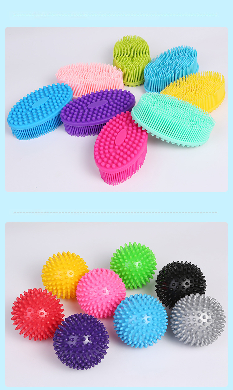 Sensory Training Equipment Children's Tactile Brush Sensory Brush Cesarean Baby Bath Massage Brush Touch Shampoo Brush Sensory Training Equipment Children's Tactile Brush Sensory Brush Cesarean Baby Bath Massage Brush Touch Shampoo Brush