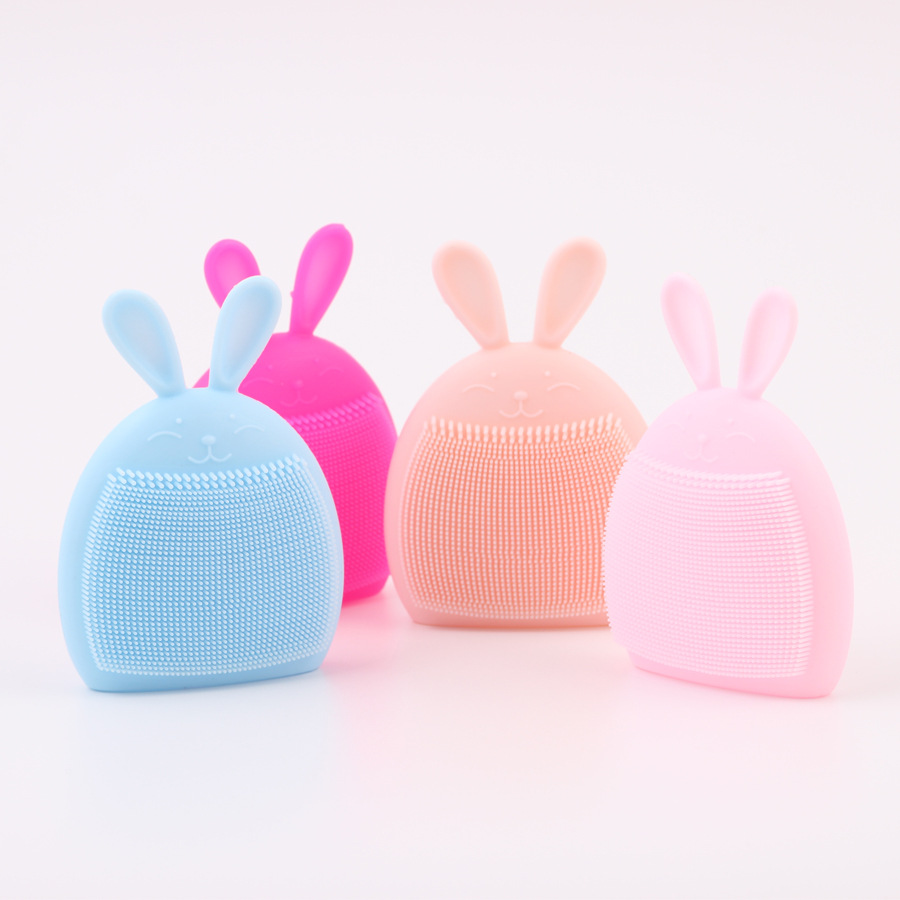 Baby silica gel bath brush Baby bath massage brush manual facial cleanser Douyin facial wash artifact shampoo brush wholesale