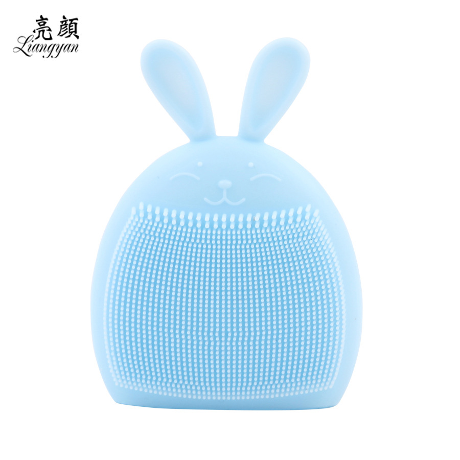 Baby silica gel bath brush Baby bath massage brush manual facial cleanser Douyin facial wash artifact shampoo brush wholesale