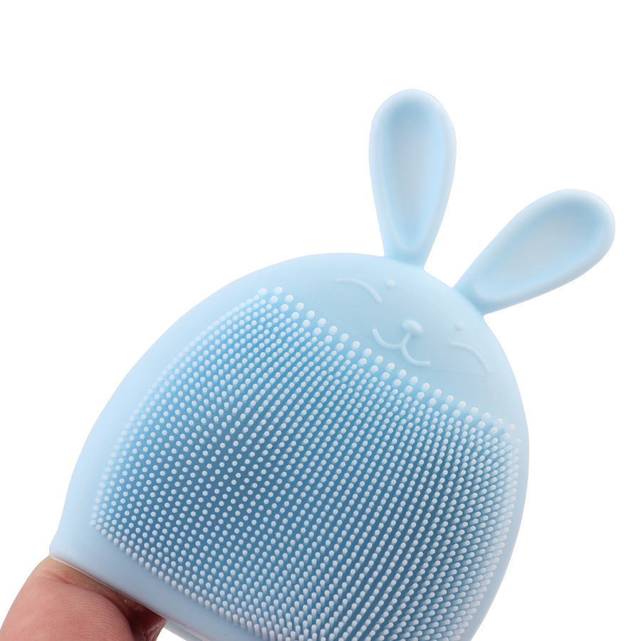 Baby silica gel bath brush Baby bath massage brush manual facial cleanser Douyin facial wash artifact shampoo brush wholesale