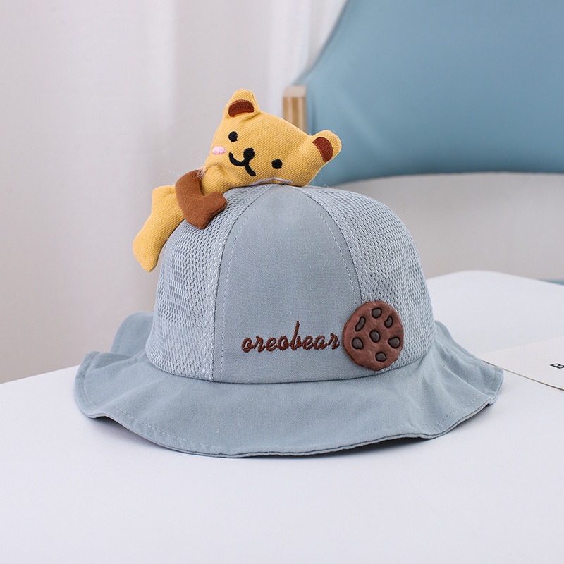 Baby Hat Summer Net Bucket Hat Infant Sun Protection Sun-Proof Basin Hat Men and Women Children Hat Summer Breathable Thin Baby Hat Summer Net Bucket Hat Infant Sun Protection Sun-Proof Basin Hat Men and Women Children Hat Summer Breathable Thin