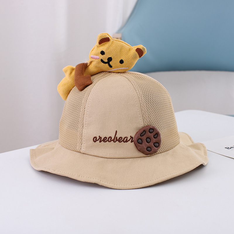 Baby Hat Summer Net Bucket Hat Infant Sun Protection Sun-Proof Basin Hat Men and Women Children Hat Summer Breathable Thin Baby Hat Summer Net Bucket Hat Infant Sun Protection Sun-Proof Basin Hat Men and Women Children Hat Summer Breathable Thin