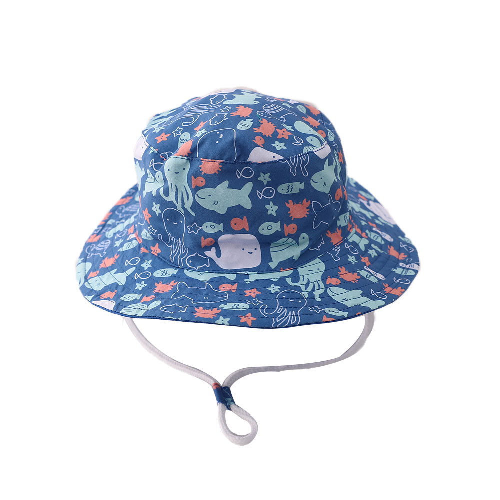 Tiyu 20 Cotton Thin Baby Hat Spring and Summer Hat Animal Pattern Hat Children Windproof Bucket Hat Men and Women Bucket Hat