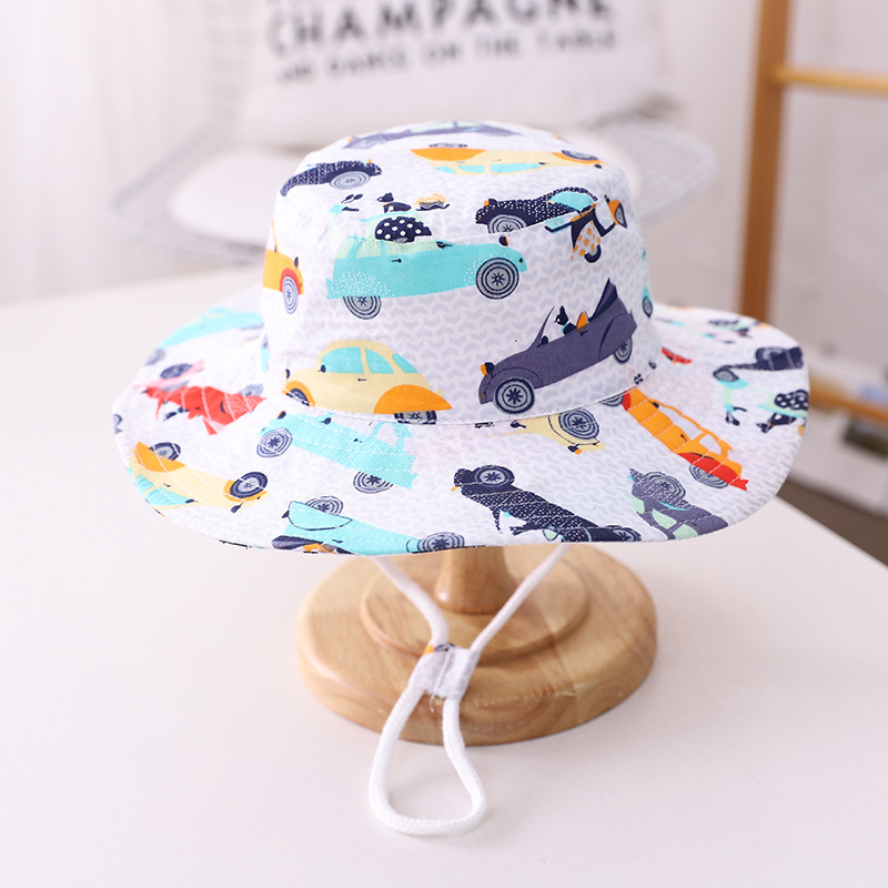 Tiyu 20 Cotton Thin Baby Hat Spring and Summer Hat Animal Pattern Hat Children Windproof Bucket Hat Men and Women Bucket Hat Tiyu 20 Cotton Thin Baby Hat Spring and Summer Hat Animal Pattern Hat Children Windproof Bucket Hat Men and Women Bucket Hat