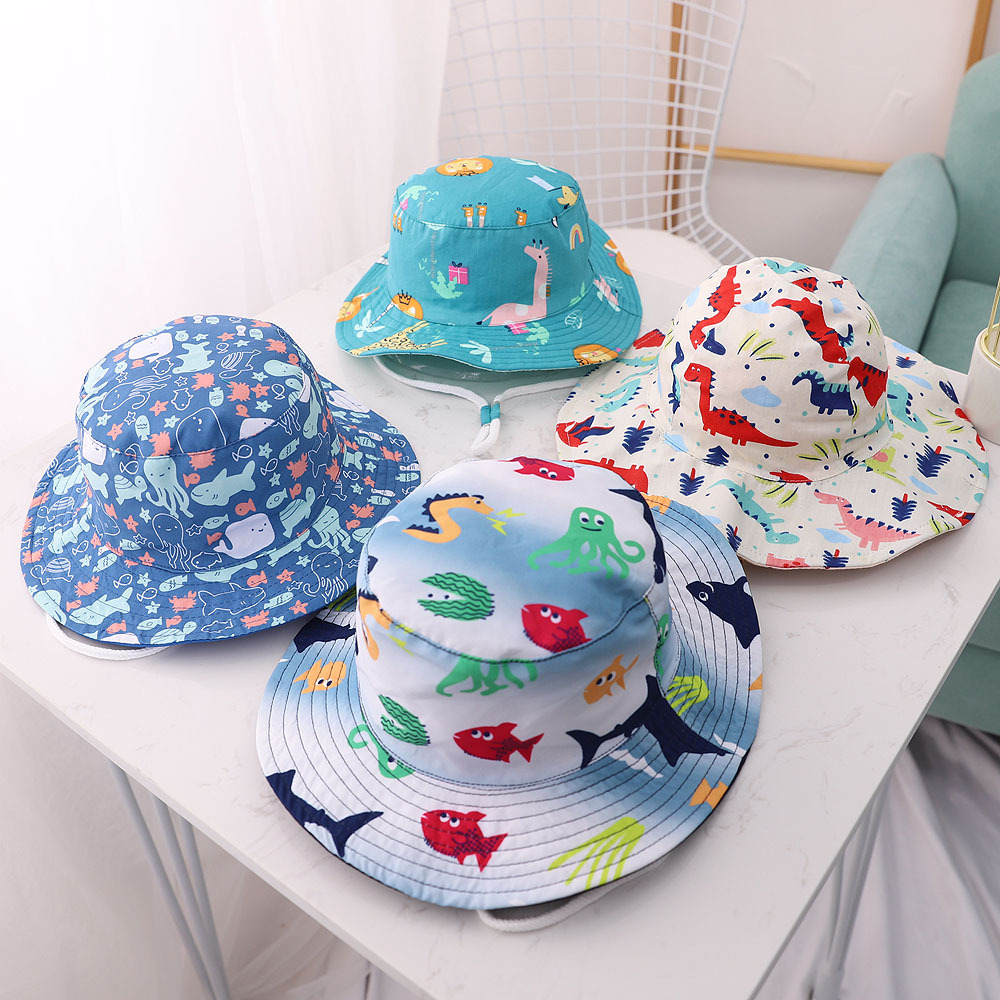 Tiyu 20 Cotton Thin Baby Hat Spring and Summer Hat Animal Pattern Hat Children Windproof Bucket Hat Men and Women Bucket Hat Tiyu 20 Cotton Thin Baby Hat Spring and Summer Hat Animal Pattern Hat Children Windproof Bucket Hat Men and Women Bucket Hat