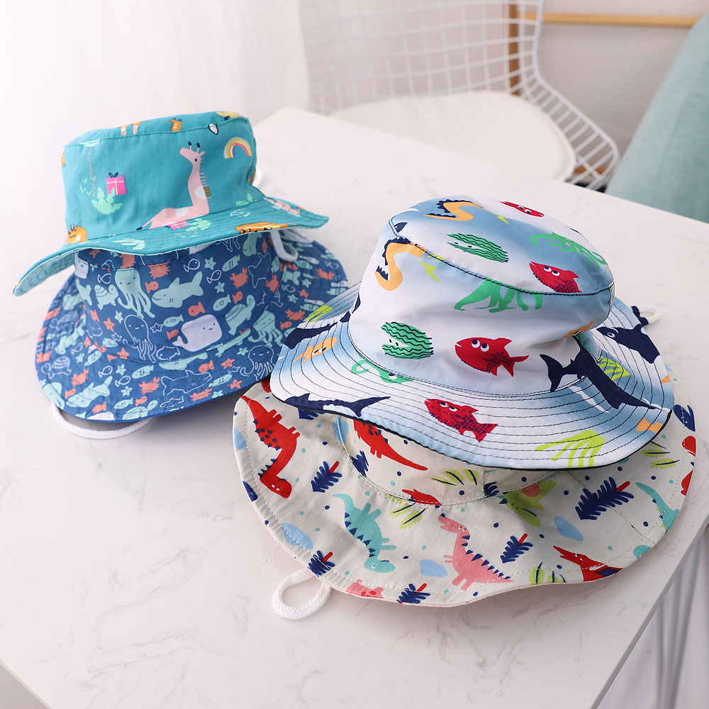 Tiyu 20 Cotton Thin Baby Hat Spring and Summer Hat Animal Pattern Hat Children Windproof Bucket Hat Men and Women Bucket Hat Tiyu 20 Cotton Thin Baby Hat Spring and Summer Hat Animal Pattern Hat Children Windproof Bucket Hat Men and Women Bucket Hat