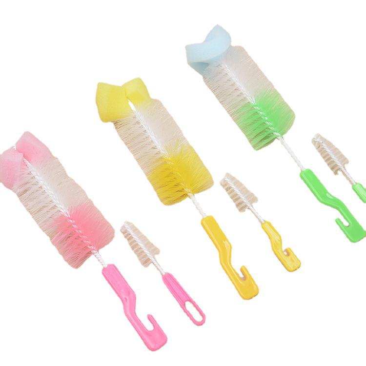 Factory Direct Supply One Multi-Functional Cup Brush Sponge Cup Brush Cup Brush Cup Brush Cup Brush Baby Bottle Brush Cleaning Brush