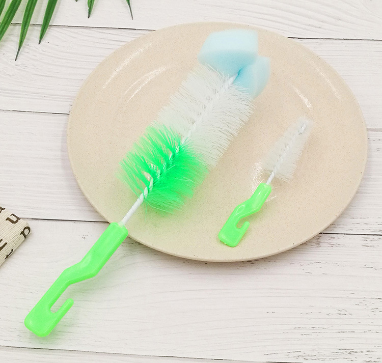 Creative Two-in-One Sponge Long Handle Tea Cup Brush Baby Bottle Brush Pacifier Brush Two-Piece Set Cup Brush Cup Brush Cup Brush Creative Two-in-One Sponge Long Handle Tea Cup Brush Baby Bottle Brush Pacifier Brush Two-Piece Set Cup Brush Cup Brush Cup Brush