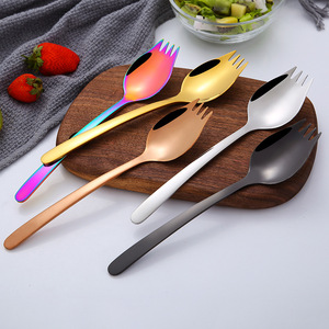 cartoon spoons children's forks spoon Ins lovely handle west cutlery kindergarten rice mouse mother and child store gift