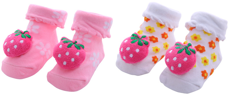 [40 Models Can Be Picked] Cartoon Non-Slip Floor Baby and Infant Socks Foreign Trade Doll Three-Dimensional Children's Socks
