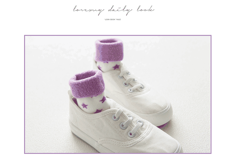 Autumn and Winter New Baby and Infant Socks Cartoon Newborn Cotton Socks Thickened Loose Mouth Children Terry-Loop Hosiery 0-1-3 Years Old