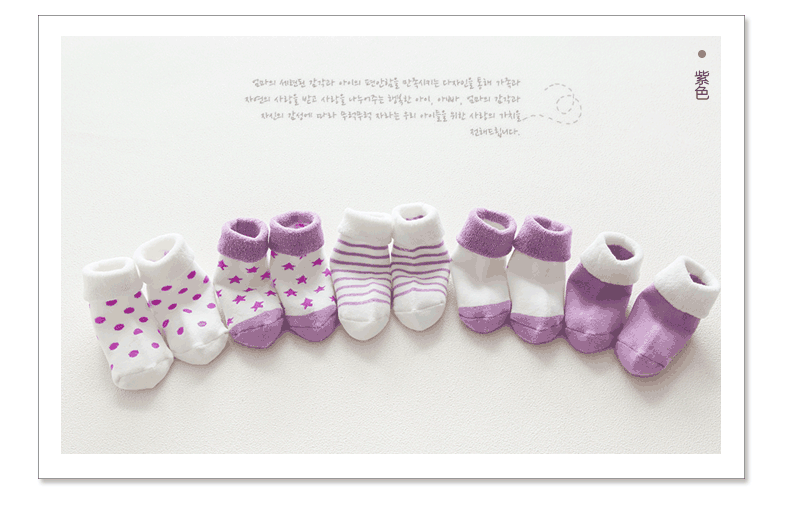 Autumn and Winter New Baby and Infant Socks Cartoon Newborn Cotton Socks Thickened Loose Mouth Children Terry-Loop Hosiery 0-1-3 Years Old