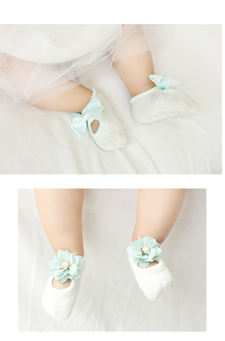 Spring and Autumn Hollow Flower Hole Baby Floor Socks Glue Dispensing Non-Slip Infant Socks Lace Bow Children's Socks Spring and Autumn Hollow Flower Hole Baby Floor Socks Glue Dispensing Non-Slip Infant Socks Lace Bow Children's Socks