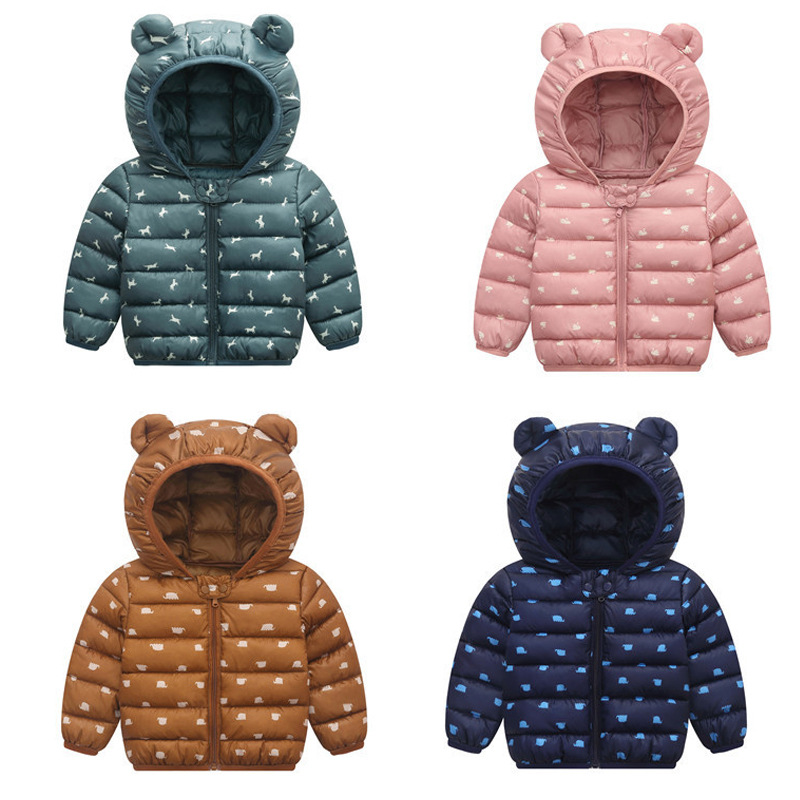 New Winter Clothes Children&#039;s Lightweight Cotton-Padded Jacket Children&#039;s down Cotton-Padded Coat Boys&#039; and Girls&#039; Coat Baby Clothes Baby Quilt Coat