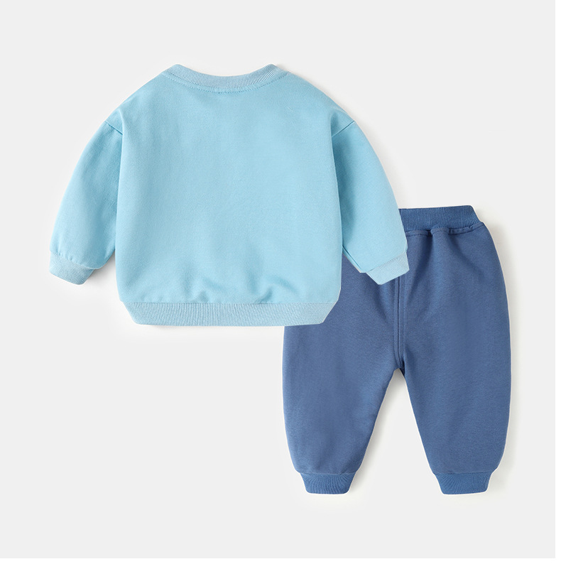 Baby Sweater Suit Spring and Autumn Girls' Toddler Tops Boys' Children's Autumn Clothing Baby Clothes Two-Piece Set Autumn Baby Sweater Suit Spring and Autumn Girls' Toddler Tops Boys' Children's Autumn Clothing Baby Clothes Two-Piece Set Autumn