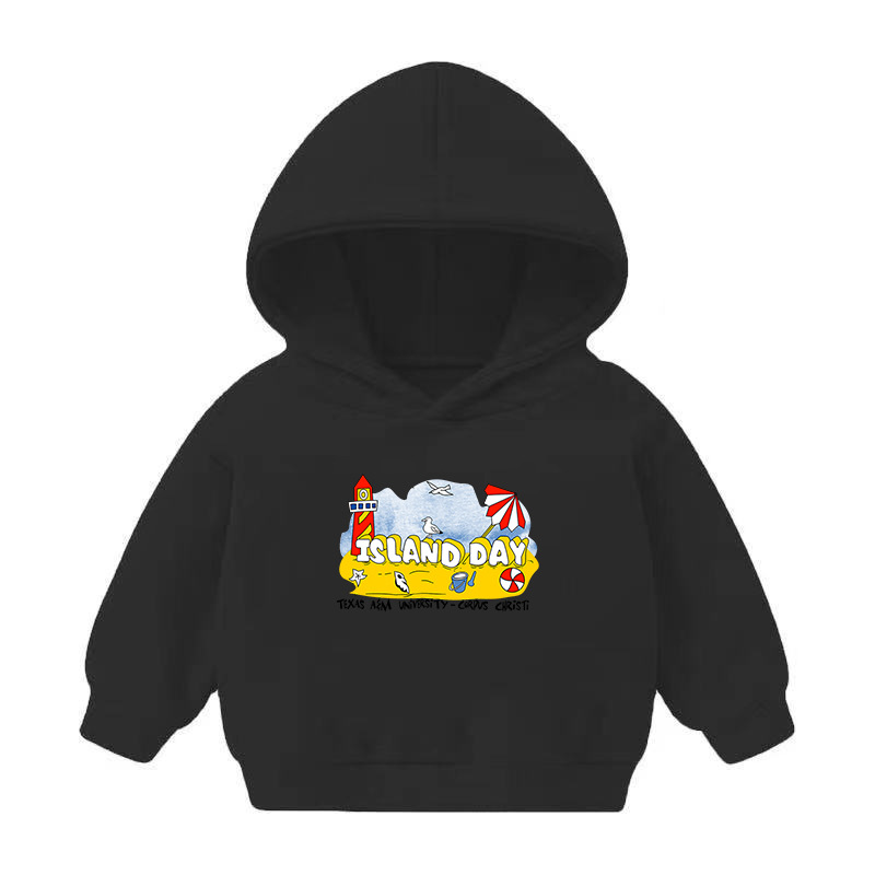 Foreign Trade Children's Wear Girls' Boys' Cute Long Sleeve Hoodies Children Fashionable Fleece-Lined Hooded Autumn Baby Clothes