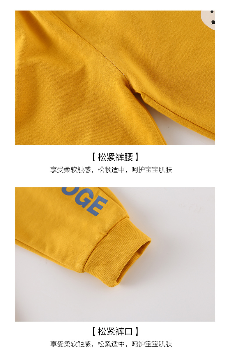 Children's Sweatshirt Suit Spring and Autumn Korean Style Fashionable Long Sleeve Sports Pants Boys' Girls Outer Wear Baby Clothes Two-Piece Suit Children's Sweatshirt Suit Spring and Autumn Korean Style Fashionable Long Sleeve Sports Pants Boys' Girls Outer Wear Baby Clothes Two-Piece Suit