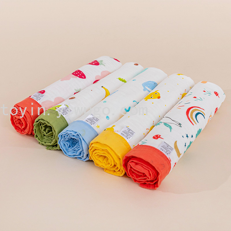 Six Layers Baby's Bath Towel Pure Cotton Gauze Super Soft Absorbent Newborn Blanket Quilt Children Towel Quilt 115*150 Six Layers Baby's Bath Towel Pure Cotton Gauze Super Soft Absorbent Newborn Blanket Quilt Children Towel Quilt 115*150