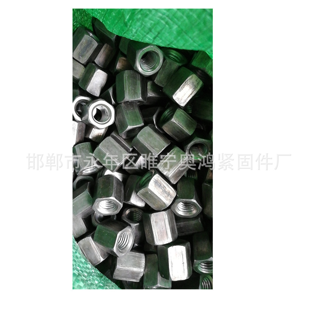 In Stock Wholesale High Strength Nuts Reinforced Nut Lengthened Nut Natural Color Screw Nut National Standard Hexagon Nut
